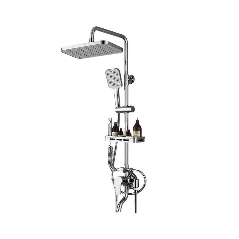 Exposed four-mode shower set - product view